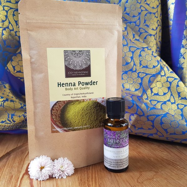 Henna & ätherisches Lavendelöl (Set)